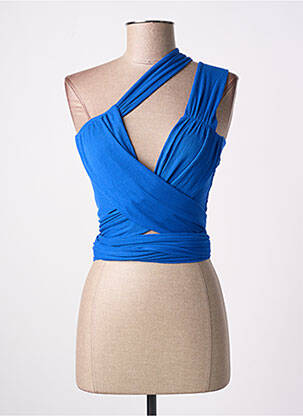 Top albastru LAMA JOUNI femeie