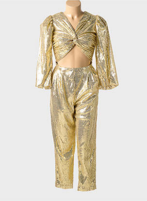 Salopetă-pantalon auriu SELMACILEK femeie