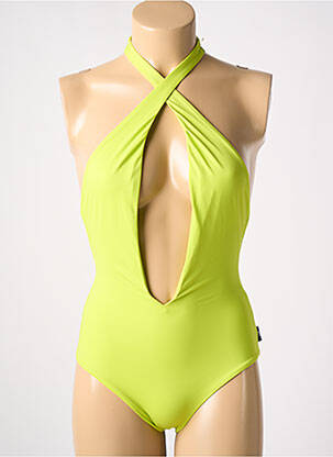 Costum de baie dintr-o singură piesă chiloți verde SANS MARQUE femeie