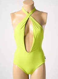 Costum de baie dintr-o singură piesă chiloți verde SANS MARQUE femme