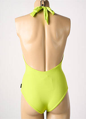 Costum de baie dintr-o singură piesă chiloți verde SANS MARQUE femeie