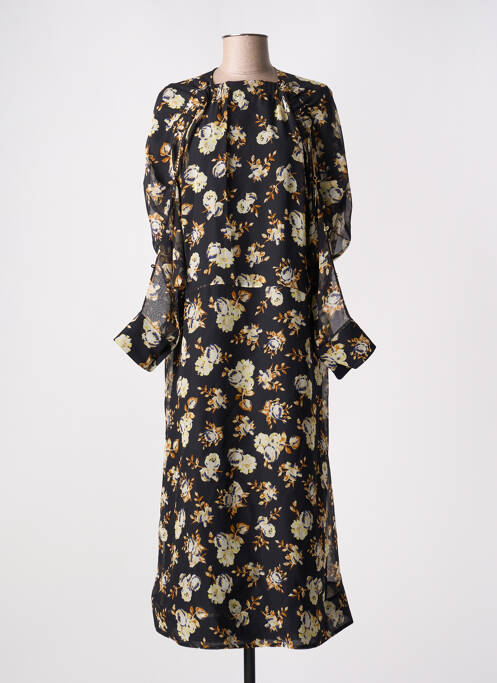 Rochie lungă negru VICTORIA BECKHAM femeie