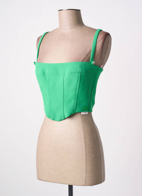 Top verde CHIARA FERRAGNI femeie