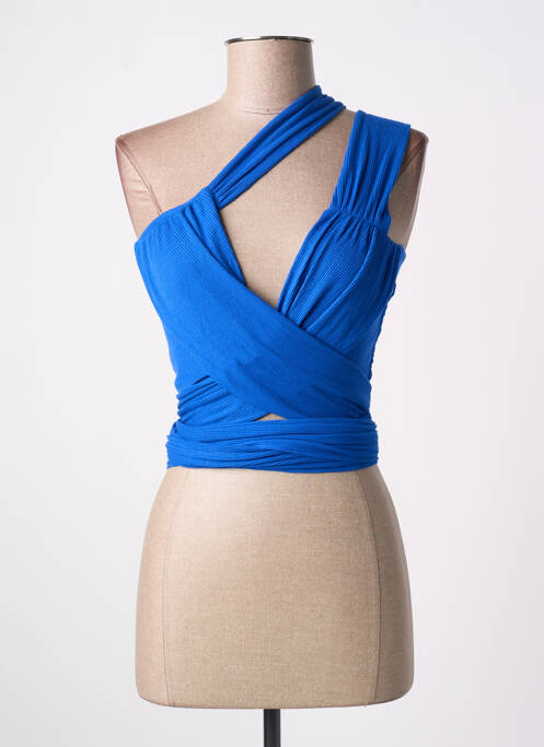 Top albastru LAMA JOUNI femeie