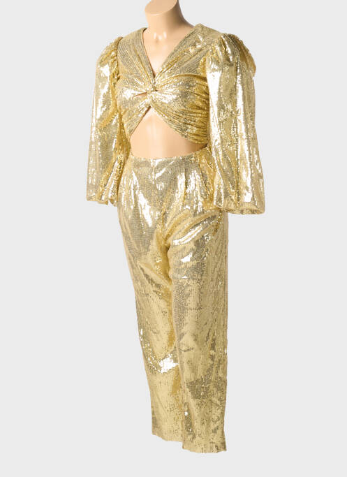 Salopetă-pantalon auriu SELMACILEK femeie