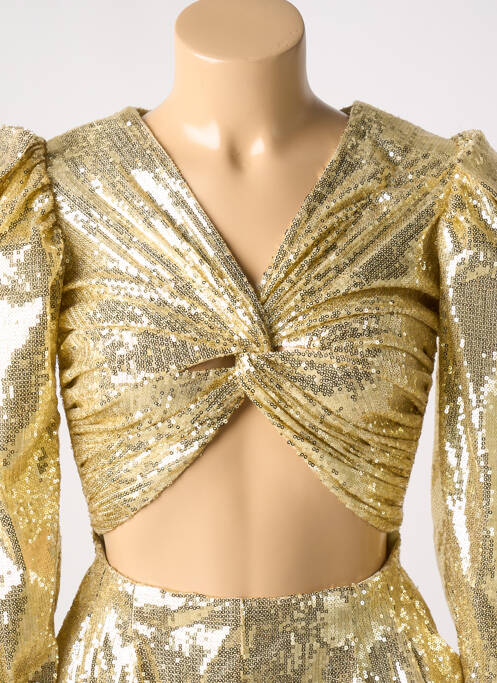 Salopetă-pantalon auriu SELMACILEK femeie