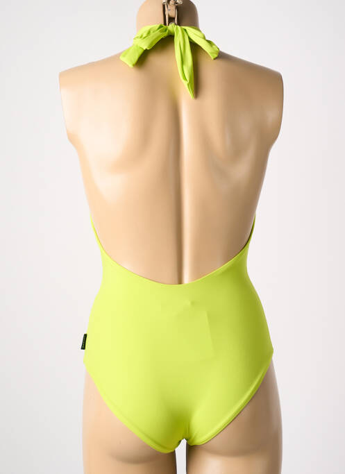 Costum de baie dintr-o singură piesă verde SANS MARQUE femeie