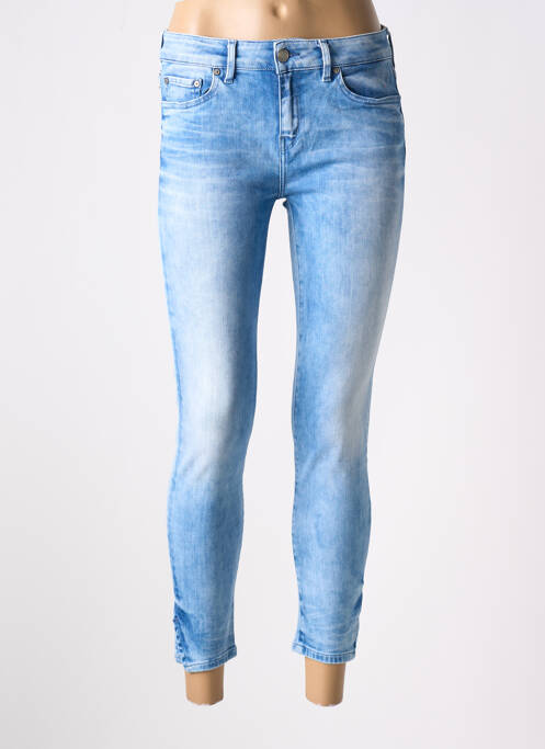 Blugi cu croială slim albastru TOMMY HILFIGER femeie