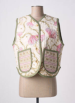 Vestă fără mâneci bej DIXIE femeie