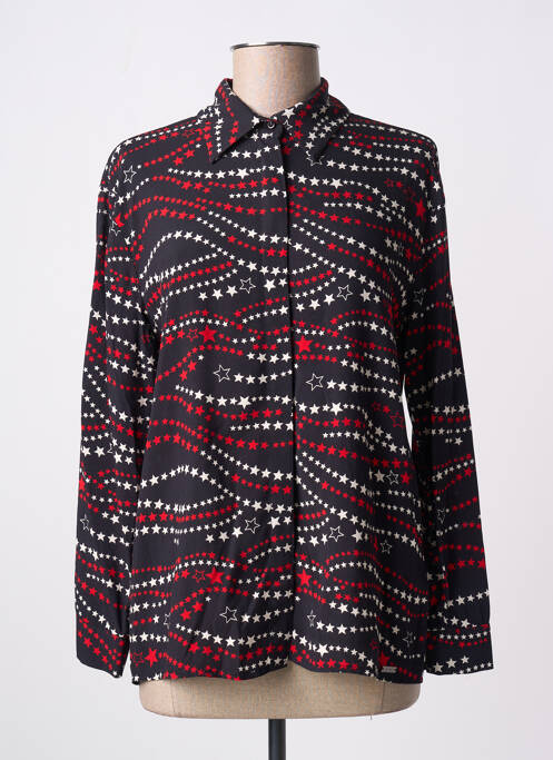 Cămașă imprimeu fantezie mâneci lungi negru GAUDI femme