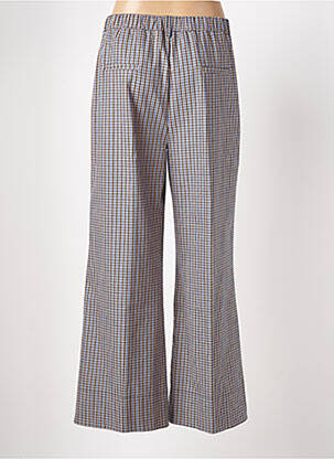 Pantalon evazat talie elastică albastru DIXIE femeie