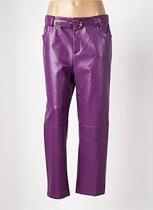 Pantalon drept buzunare violet IMPERIAL femeie