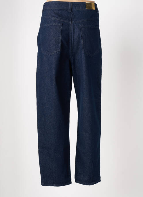 Blugi cu croială dreaptă albastru BRAND UNIQUE femeie