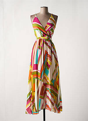 Rochie lungă galben SUNCOO femeie