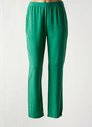 Pantalon slim talie elastică mărime normală verde NICE THINGS femme