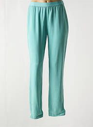 Pantalon slim talie elastică mărime normală albastru NICE THINGS femeie
