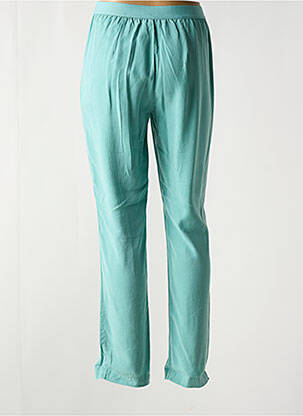 Pantalon slim talie elastică mărime normală albastru NICE THINGS femeie