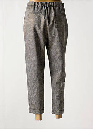 Pantalon 7/8 închidere cu fermoar sub clapetă cu nasturi mărime normală negru PLEASE femeie