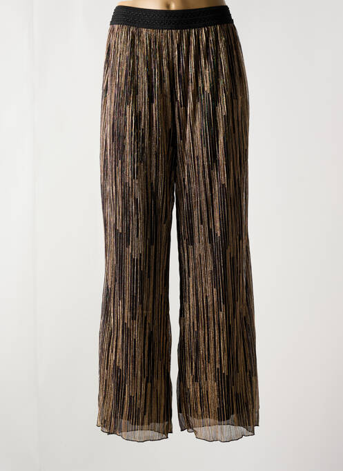 Pantalon larg negru NEKANE femeie