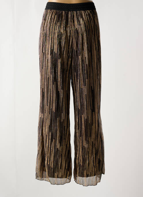 Pantalon larg negru NEKANE femeie