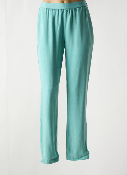 Pantalon slim talie elastică mărime normală albastru NICE THINGS femme