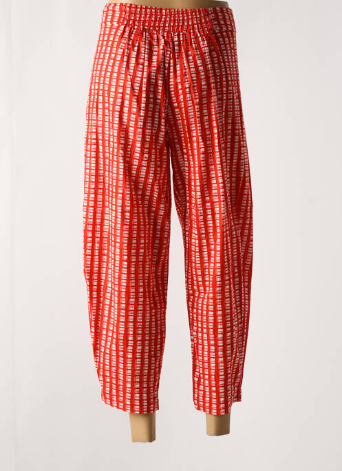 Pantalon larg roșu KALI YOG femeie