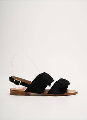 Sandale/Pantofi decupați negru PETITE MENDIGOTE femeie