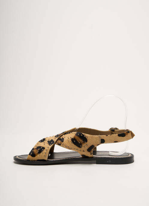 Sandale/Pantofi decupați bej PETITE MENDIGOTE femeie