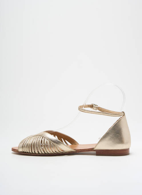 Sandale/Pantofi decupați auriu PETITE MENDIGOTE femeie