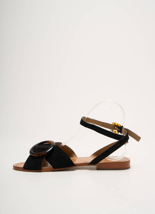 Sandale/Pantofi decupați negru PETITE MENDIGOTE femeie