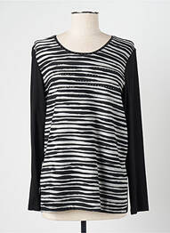 Top imprimeu fantezie mâneci lungi negru GRIFFON femme