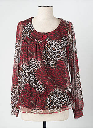 Top roșu THEL ELEGANCE femeie