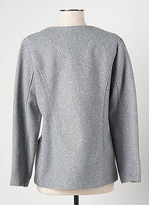 Jachete casual guler rotund gri PLURIELLES femeie