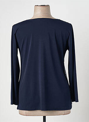 Top imprimeu fantezie mâneci lungi albastru PLURIELLES femme