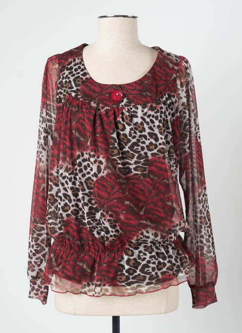 Top roșu THEL ELEGANCE femeie