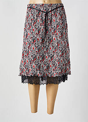 Fustă midi negru GRIFFON femeie