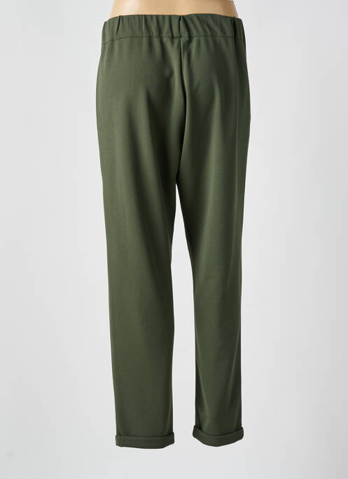 Pantalon slim verde PAZ TORRAS femeie