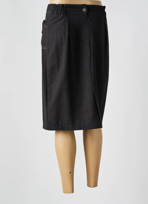 Fustă midi gri PLURIELLES femeie