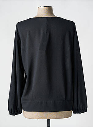 Bluză ușoară și transparentă mâneci lungi negru LUISA CERANO femeie
