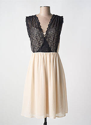 Rochie midi fără mâneci fără mâneci bej B.YOUNG femeie
