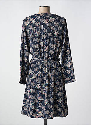 Rochie midi imprimeu fantezie mâneci lungi albastru IT HIPPIE femeie