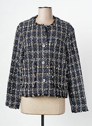 Jachete casual guler rotund negru RABE femeie