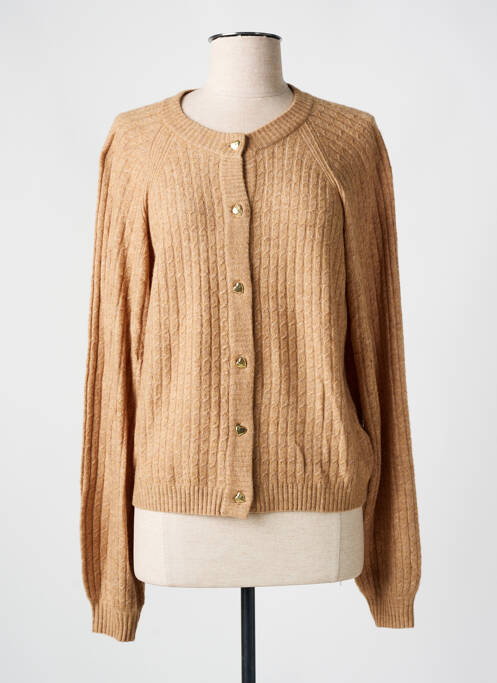 Vestă cu mâneci lungi maro FABIENNE CHAPOT femeie