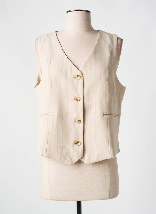 Vestă fără mâneci bej K-DESIGN femeie