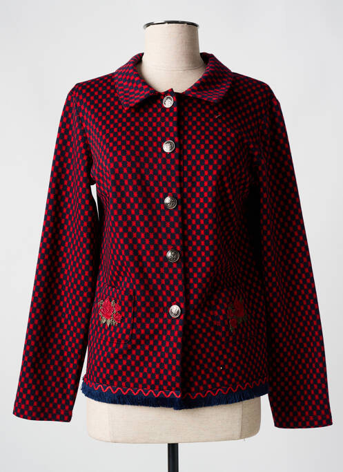 Jachete elegante roșu POUPÉE CHIC BY MERCEDES DE MIGUEL femeie