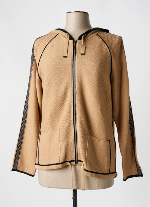 Vestă cu mâneci lungi maro THOMAS RABE femeie