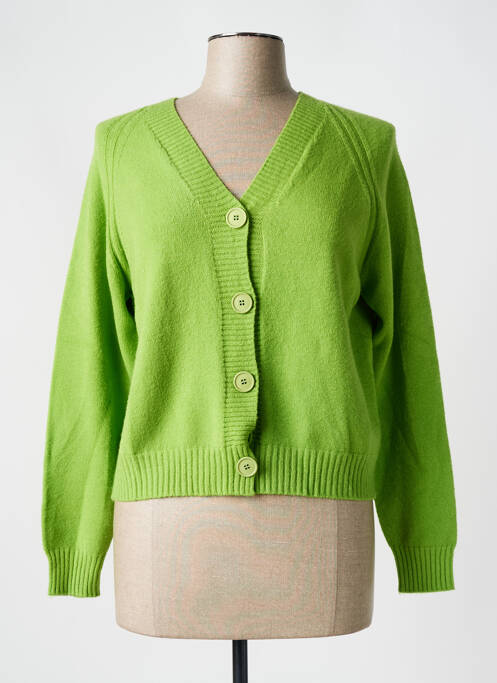 Vestă cu mâneci lungi verde L'ATELIER D'ANNA femeie