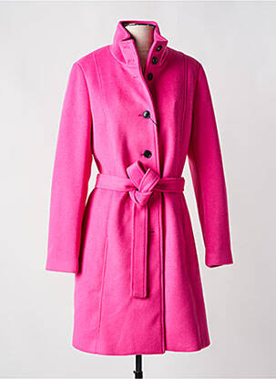 Palton lung roz REVER MILE femeie