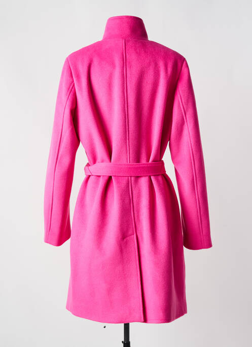 Palton lung roz REVER MILE femeie