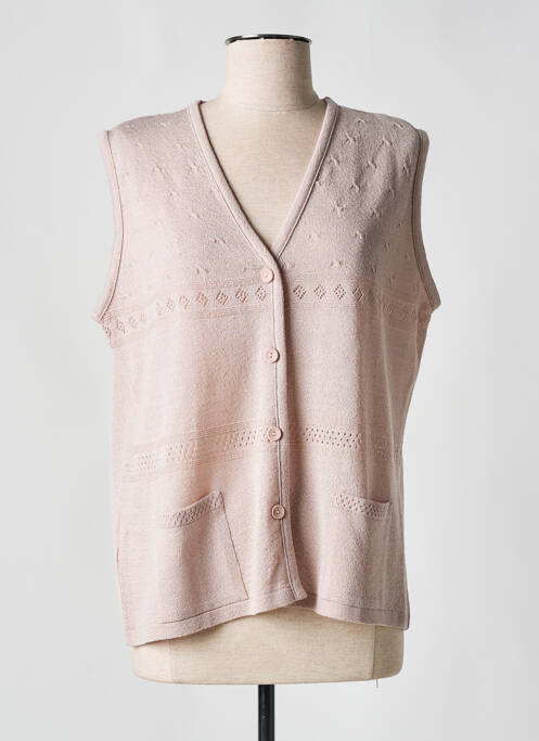 Vestă fără mâneci bej I.ODENA femeie